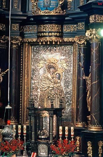 Obraz MB w sanktuarium w Świętej Lipce
